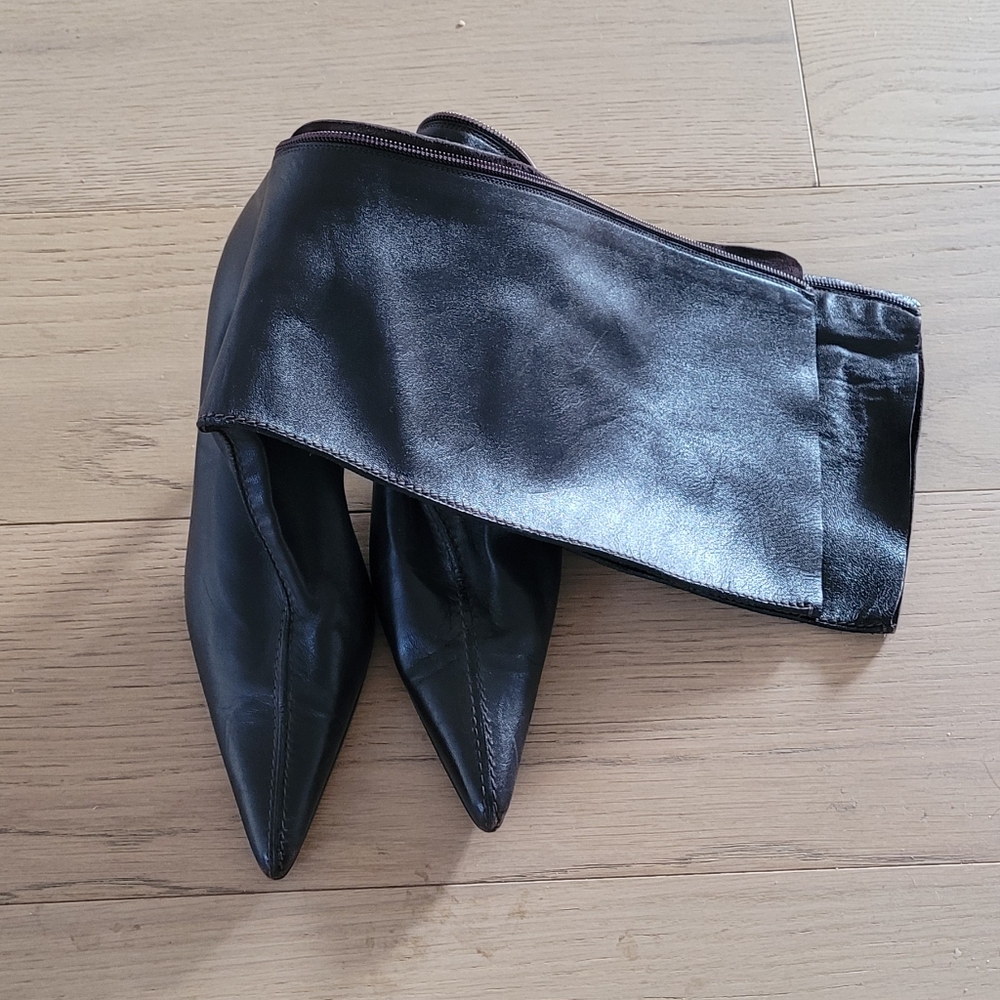 Vintage Walter Steiger Leather Boots Italy